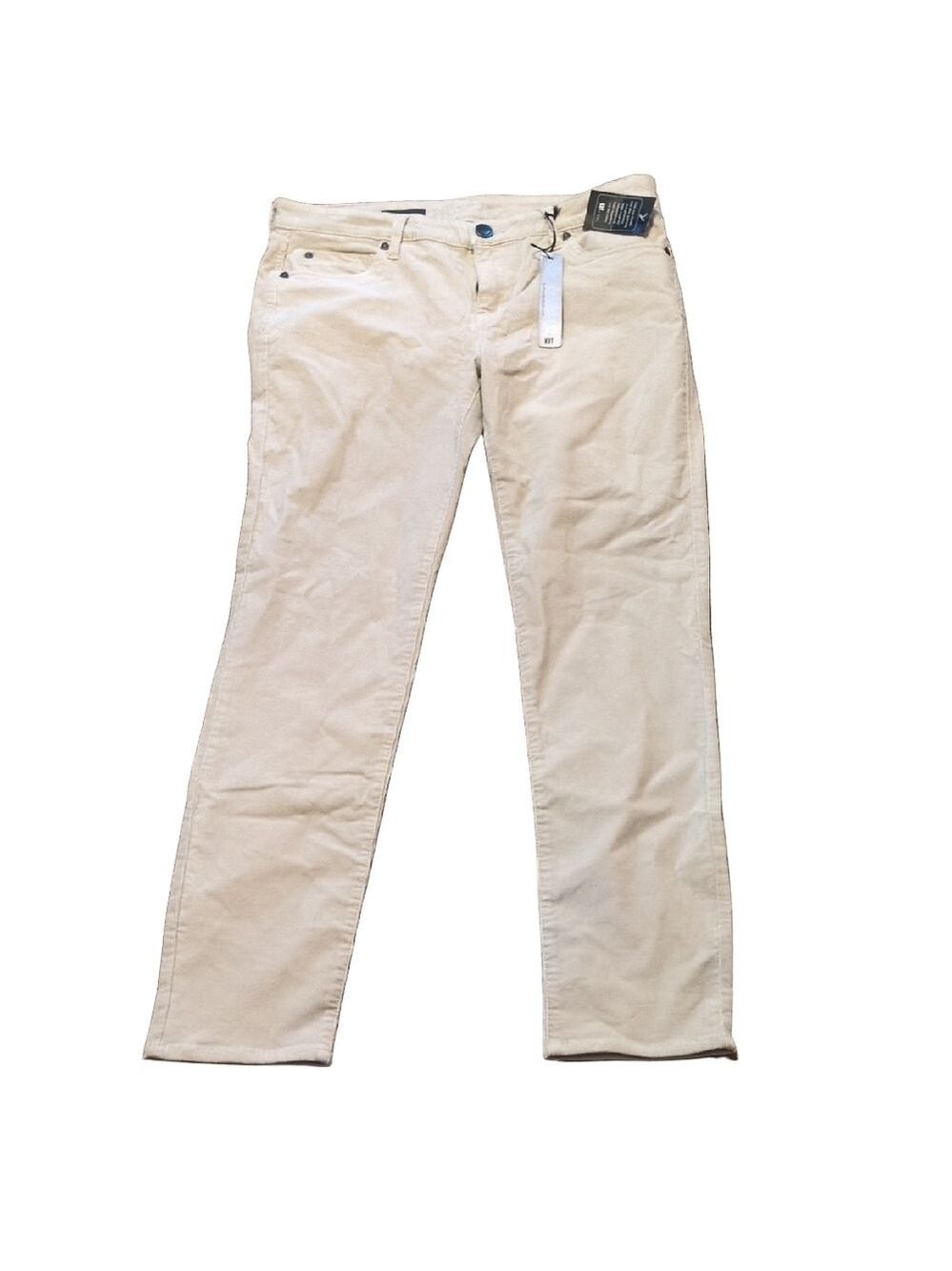 Kut From The Kloth Dianna Skinny Cream Corduroy Pants Size 12
